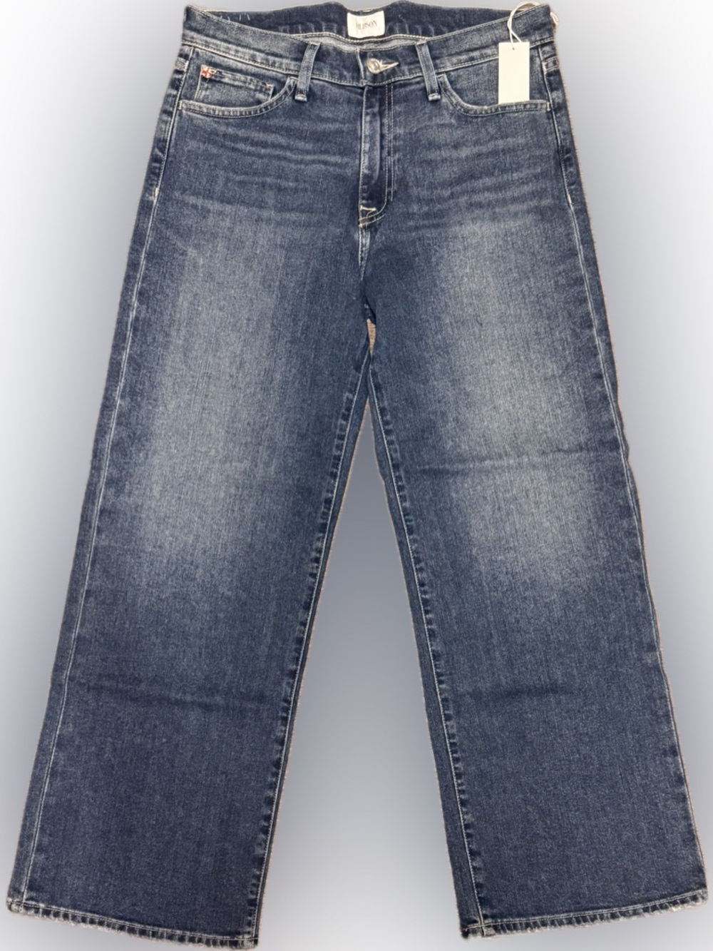 Hudson Rosalie Wide Leg Jeans Dark Blue Denim | Sz 29 | BNWT